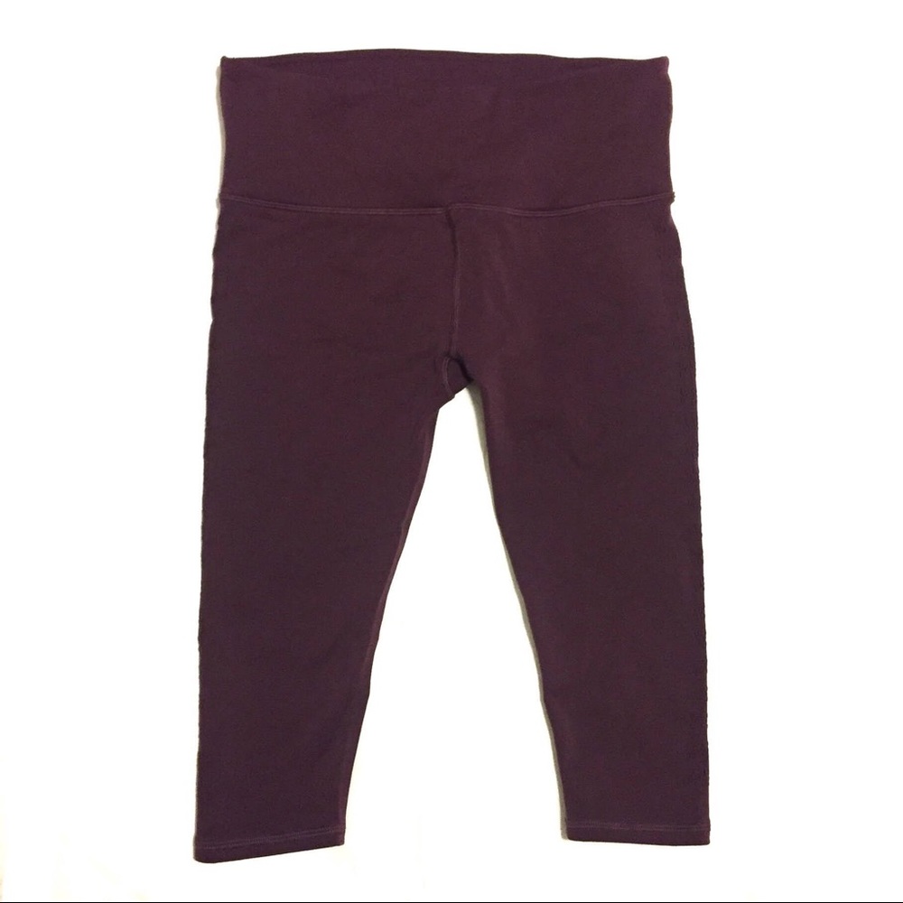 Lululemon | Reveal Crop (Stripes) - Dark Adobe